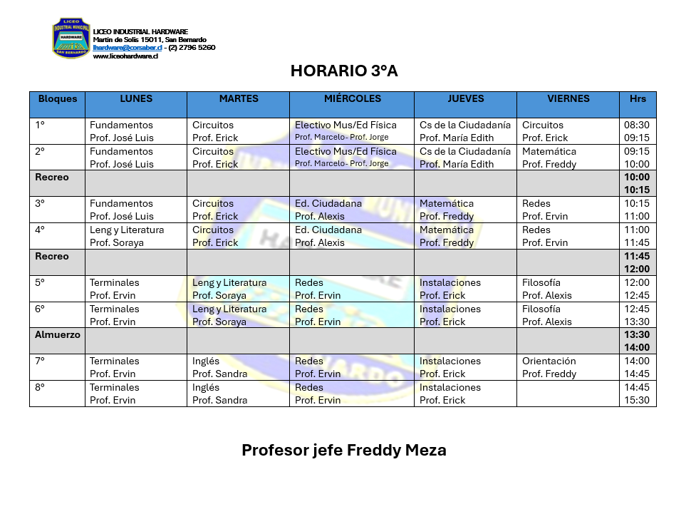 Foto del curso 3° A
